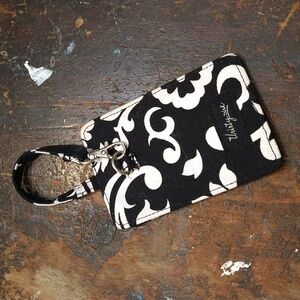 Thirty-One Black and White Luggage Tag